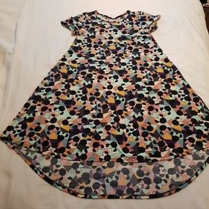 LulaRoe women's size XS Minnie Mouse  multi colored dress